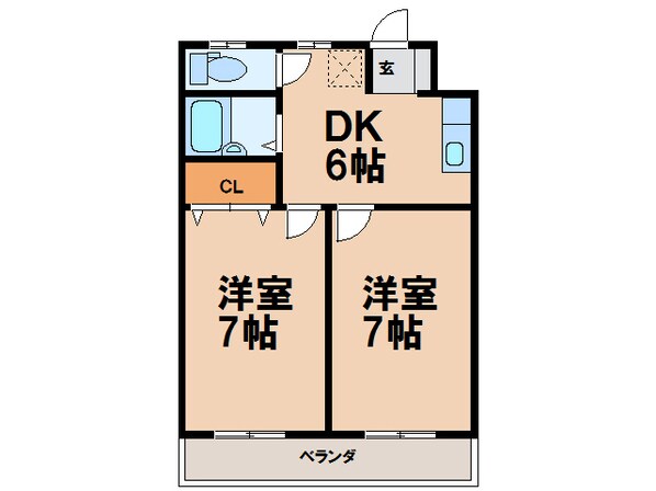 Ｍ7マンションの物件間取画像